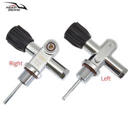 Scuba Diving Double cylinder valve chrome-plated brass Din Tank Valves for Compressed Gases Style G3/4 Thread250bar/3000psi