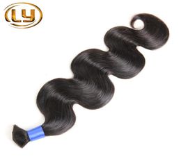 Ly Hair Products Brazilian Body Wave Human Hair Micro Mini Flechten Bulk Haar gutqualität billigste 3pclot 50g2773697