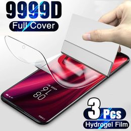 3PCS Protective Film On For Xiaomi redmi 6 6A 8 9 9A 8A 7 7A Hydrogel Film For redmi 6A A6 Screen protector film