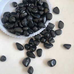 Natural Stone black agate Crystal Gem Stone Freeform Tumbled Stones Feng Shui Chakra Healing Reiki Stone