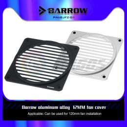 Cooling Barrow 120MM Fan Dust Cover For Water Cooling Radiator 12CM Fan ,Anti Dust Water Cooled Aluminium Frame ,Black Silver GJFZ01