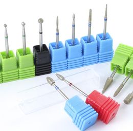 Hot Ceramic Nail Drill Bit For electric manicure machine accessories Art Tools Electric Manicure Cutter Nail Files ZZ