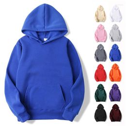 Men's Hoodies Plain Fleece Men Sweatshirts Fashion Hooded Sweatshirt Unisex White Black For Polerones Hombre Felpa Uomo