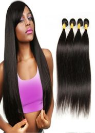 ELIBESS virgin indian human hair queen hair products 10inch28inch 4 bundles 100gpiece straight wave2013467