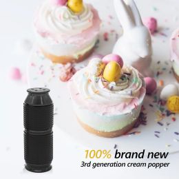 Portable Whipped Cream Cracker Dispenser Cream Whipper Mini Rubber Grip Safe Gas Kitchen Cream Dessert Tool New