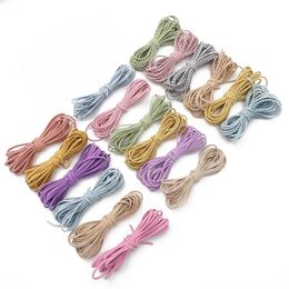 5Meters/lot 2/3/3.5mm MultiColors High Quality Elastic Cord Rubber Band String Stretch Rope Elastic Line DIY Sewing Accessories