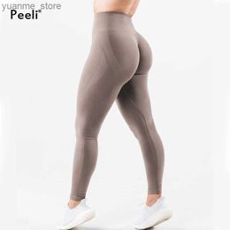 Yoga Outfits Amplify Contour Leggings Women Scrunch Butt Seamless Leggings High Waist Gym Leggings Workout Push Up Yoga Pants Sports Leggings Y240410