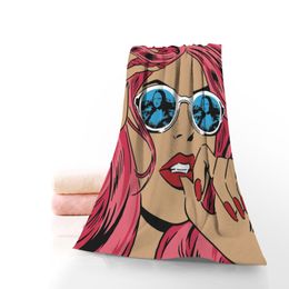 New Pop art Towels Microfiber Bath Towels Travel,Beach,Face Towel Custom Creative Towel Size 35X75cm,70X140cm