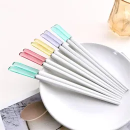 Chopsticks Non-slip Crystal Amber Comfortable Grade Materials Chinese Tableware