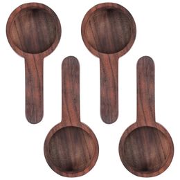 Wooden Coffee Spoon Handle Scoop Tablespoon Measure SpoonFor Ground Beans Milk Powder Spice 240410