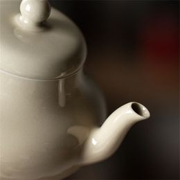170ml Japanese Style Plant Ash Glaze Pottery Tea Pot Master Cups Handmade Small Teapot Teaware Accessories Pu'er Tea Supplies
