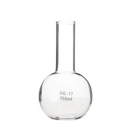 100ml 150ml 250ml 500ml Clear Glass Round Bottom Flask For Lab Use Boiling Flask