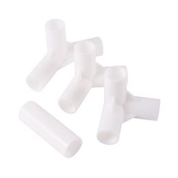 50Pcs 90° 120° 135° Stereoscopic 3-way Tee Inner Diameter 16mm Plastic Fittings DIY Wardrobe Tent Coupling Joint Water Connector