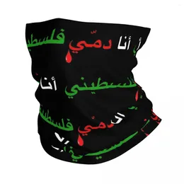 Scarves Palestine Flag Bandana Neck Cover Balaclavas Face Mask Scarf Multifunctional Cycling Running For Men Women Adult All Season