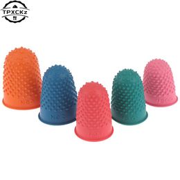 5Pcs/lot Counting Cone Rubber Thimble Protector Sewing Quilter Finger Tip Craft Needlework Sewing Accessories