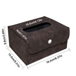 Tissue Box For Car Sun Napkin Holder Universal Tissue Dispenser For Wipes Napkins Tissues Car Interior Accessories