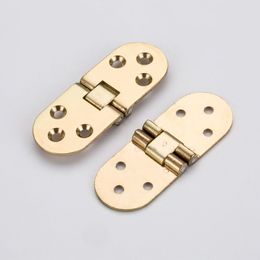 1pcs 80*30mm Flap hinge Matt Brass Hinges Self Supporting Folding Table cabinets doors Hinge Flush Mounted accessories