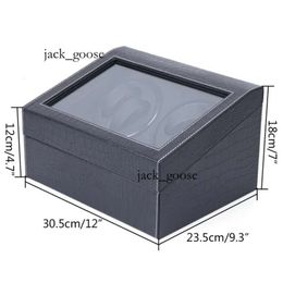 Watch Boxes Cases Black/brown High Quality Watch Winder Automatic Watch Display Box Luxury Storage Box Put Down 10 Watch 333