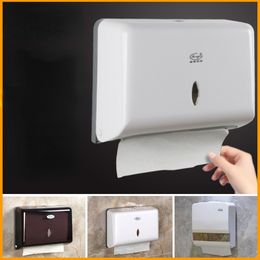 Toilet Hand Towel Tray Toilet Punch-free Paper Towel Holder Plastic Wall-mounted Multi-fold Drawer Tray Bathroom Accessories