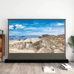 Best Quality 16:9 Electric Floor Up Screen Obsidian Long Throw ALR Ambient Light Rejecting for Standard/Long Focus Projector