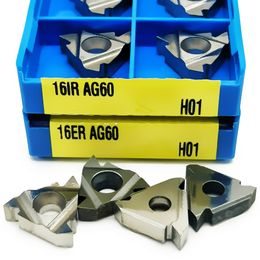 16ER AG60 H01 16IR 11ER 11IR AG60 H01 Carbide inserts Thread turning tools Lathe tools CNC tools Thread inserts Turning inserts