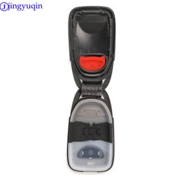 jingyuqin Car Key Shell Case For Hyundai Elantra Sonata Santa For Kia Carens Replacement 2+1 2 3+1 Buttons Remote Fob 2+1 Button