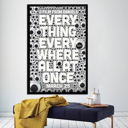 Everything Everywhere All at Once Classic Movie Canvas Poster HD wall art decorative painting Home Decor Painting Custom size