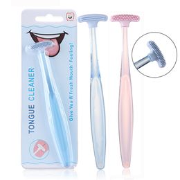 Soft Silicone Tongue Brush Cleaning the Surface of Tongue Oral Cleaning Brushes Cleaner Fresh Breath Health Care Tool
