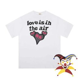 Men's T-Shirts Love Is In The Air Broken Planet T-Shirt Men Women Top Tees T Shirt J240409