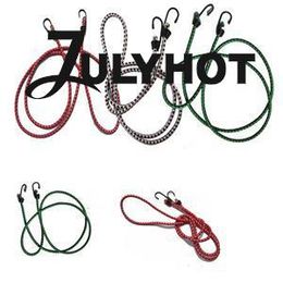 1.5M 1 Stretch Car Luggage Roof Rack Strap Hooks Elastic Bungee Cords Hooks Lightweight Bikes Rope Tie