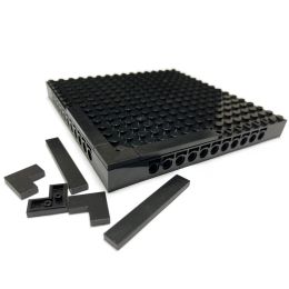 Wholesale Brick 4/3 16x16 Baseplate Building Block MOC Parts Set DIY Toys For Pixel Art Picture Compatible 65803 Send Pins