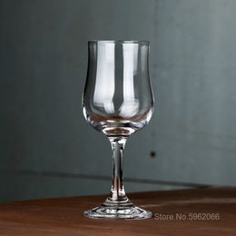 Europeisk stil sommelier Copita Nosing Glass Tulpan Wine Taster Whisky Goblet With Cover Lock Cognac Brandy Snifters Tasting Cup