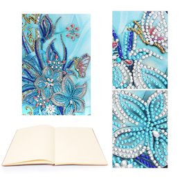 50Pages A5 DIY Special Shaped Diamond Painting Notebook Diary Book Sketchbook Embroidery Diamond Cross Stitch Craft Gift