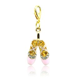 Fashion Floating Charms Gold Plated 4 Colour Enamel Shoes Lobster Clasp Alloy Charms DIY Pendants Jewellery Accessories7535628