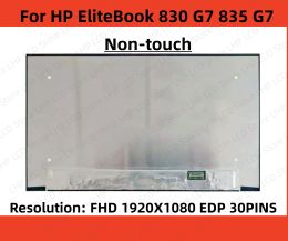 Screen M08527001 M08536001 For HP EliteBook 830 G7 835 G7 Laptop LCD Screen 13.3 Inch FHD LCD Screen Display Digitizer Panel