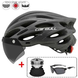 Cycling Helmets Ultralight Cycling Safety Helmet Outdoor Motorcyc Bicyc Taillight Helmet Rovab ns Visor Mountain Road Bike Helmet L48