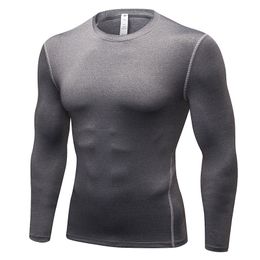 Compressed Shirts for Running Jogging Men's Base Layer Thermal Underwear Quick Drying Tights Rashguard Baketball Football Jersey