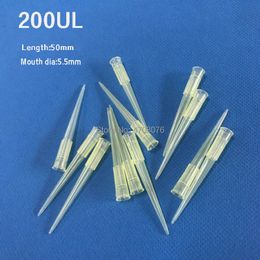 10ul-200ul-1000ul-5ml-10ml PP Pipette Tips Disposable Plastic Micro Tip Polypropylene tube for lab transfer liquid standard
