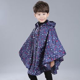 Lightweight Children Kids Raincoat Baby Boys Girls Rain Coat Trench Poncho Jacket Outdoor Portable Students Rainwear Clock