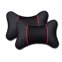 1x Car PU Leather Neck Pillow for Lexus RX350 RX300 IS250 RX330 LX470 IS200 LX570 GX460 GX ES LX IS IS350 LS46 Accessories