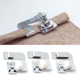 Adjustable Rolled Hemmer Sewing Foot Sets Fit for Most Low Shank Sewing Machines acessorios, 3/4 Inch,(1 Inch,1/2 Inch) 5BB5297