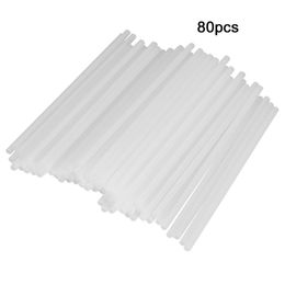 80Pcs Plastic Lollipop Stick Safe White Cake Sucker Sticks For Chocolate Sugar Candy Lollypop DIY Mould Bakeware Tool