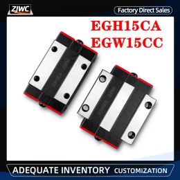 Linear Guide Slider EGH15 Series 1pc EGH15CA EGW15CC Block use for EGR15 Linear Rail CNC Parts