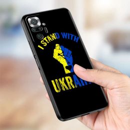 Ukraine Flag Case For Xiaomi Redmi Note 11 10 9 Pro K40 10S 9S 9A 9C Phone Cover 9T 8 8T 7 11T Silicone Shell