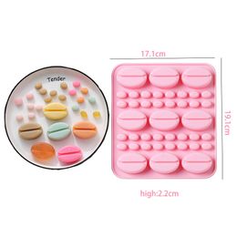 Coffee Beans Shaped Silicone Soap Mold DIY Chocolate Dessert Fondant Cake Decorating Tools 3D Soap Maker Resin Clay Candle Mould