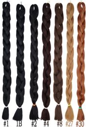 165G Xpressions Braiding Hair Extensions Blond Brown Black 613 20 Pure Colours Kinky Straight Braiding Hair Synthetic Weaves4662973