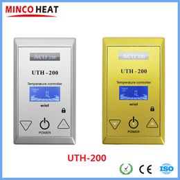 UTH-200 Electronical Digital Heating Film Thermostat 100~250V 18A Temperature Controller for Underfloor Heating System