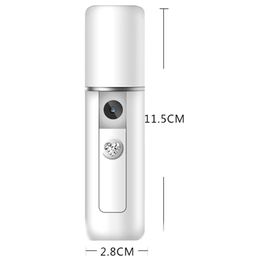 Portable Handheld USB Nanomist Facial Humidifier Steamer Hydrating Beauty Device