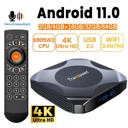 Box Android 11 TV Box Fast Dual Wifi AV1 MaliG31 MP2 32G 64G BT5.2 1080P 3D 4K Fast Tv Receiver Set top Box