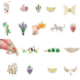 Party Favour Small Brooch Sweet Wind INS Women Brooch Pin Fashion Jewellery Clothing Decoration Accessories gifts LT907